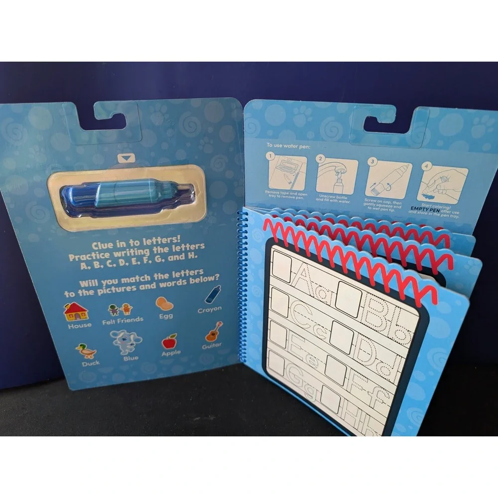 Melissa And Doug Water Wow Blue's Clues And You Reusable Alphabet Activity Pen